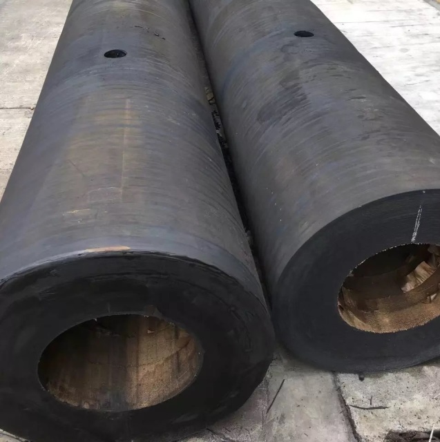 Cylindrical Marine Dock Rubber Fender Hollow Cylinder Type Rubber Fender for sale