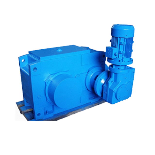 Right-angle helical-bevel gearbox/gear speed reducer solid shaft output hollow shaft output