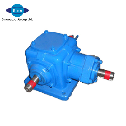 Sinooutput right-angle spiral bevel gearbox two inputs one output spiral bevel gearbox speed reducer