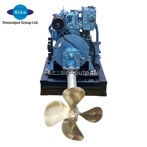 Sinooutput new boat engine SINO-ME23 marine propulsion system 23kw marine diesel engine with gearbox sternshaft propeller