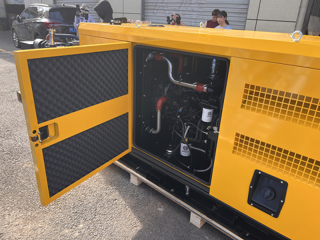 Silent type series for marine diesel generator set with power 20KW-415KW and with low noise