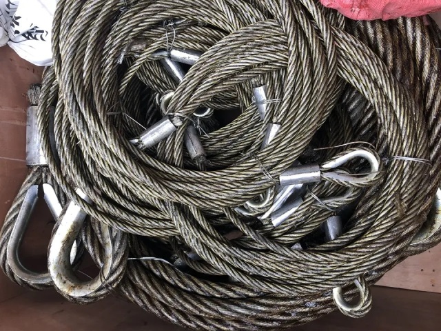MARINE STEEL WIRE ROPE FOR WINCH DIAMETER 12MM 28MM FOR LIFTING BY WINCH
