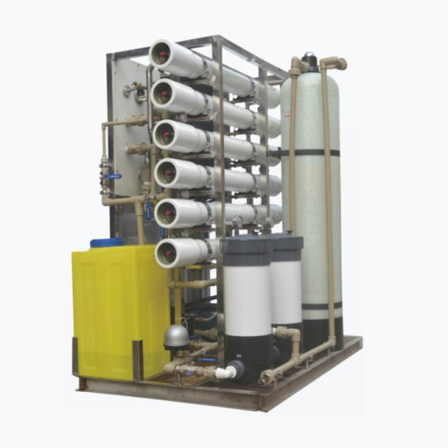 Seawater desalination plant water treatment machinery high pressure pump from US Germany 25Ton/day