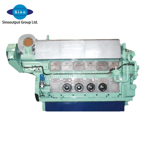 Sinooutput Zichai brand new marine diesel engine model 8N330 series 4000-4500hp inboard marine diesel engine