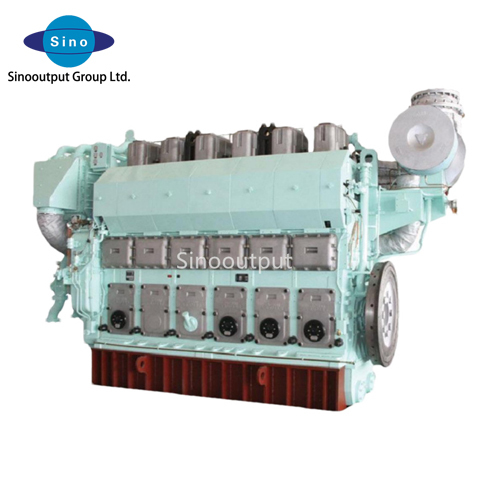 Zichai model 6N330 inboard marine diesel engine 3000hp 620rpm with 1 year quality warranty CE certificate China marine engine