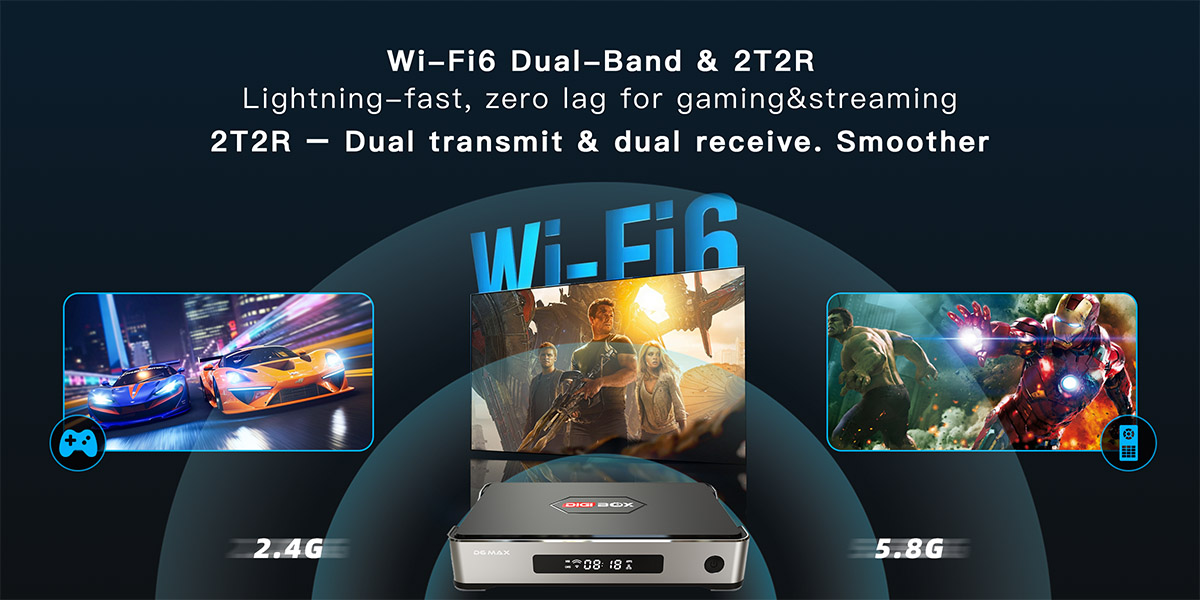 DIGIBox D6 MAX | Big Upgrade | 2026 Latest & Premium Smart TV Box from DIGI TV Box