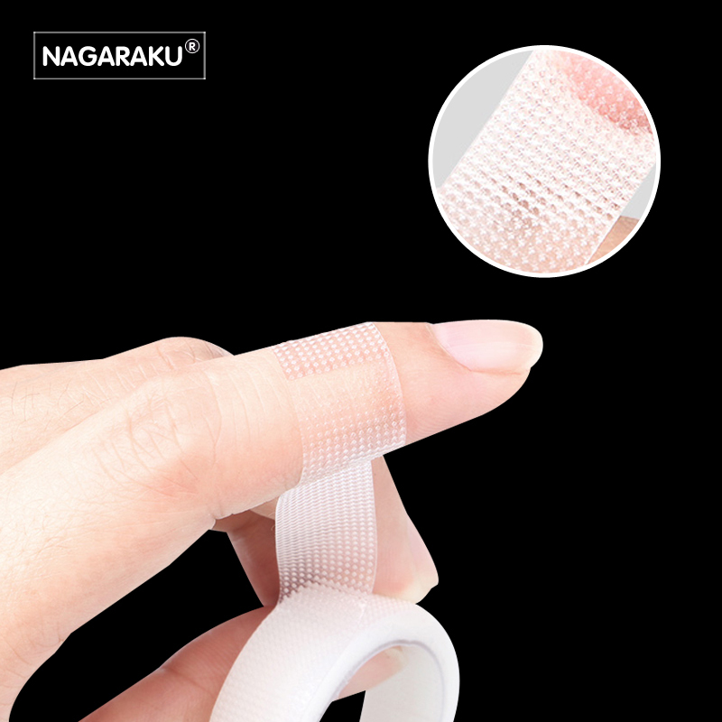NAGARAKU  PE material breathable and anti-allergy easy tear eye tapes for grafting false eyelash better than paper tapes