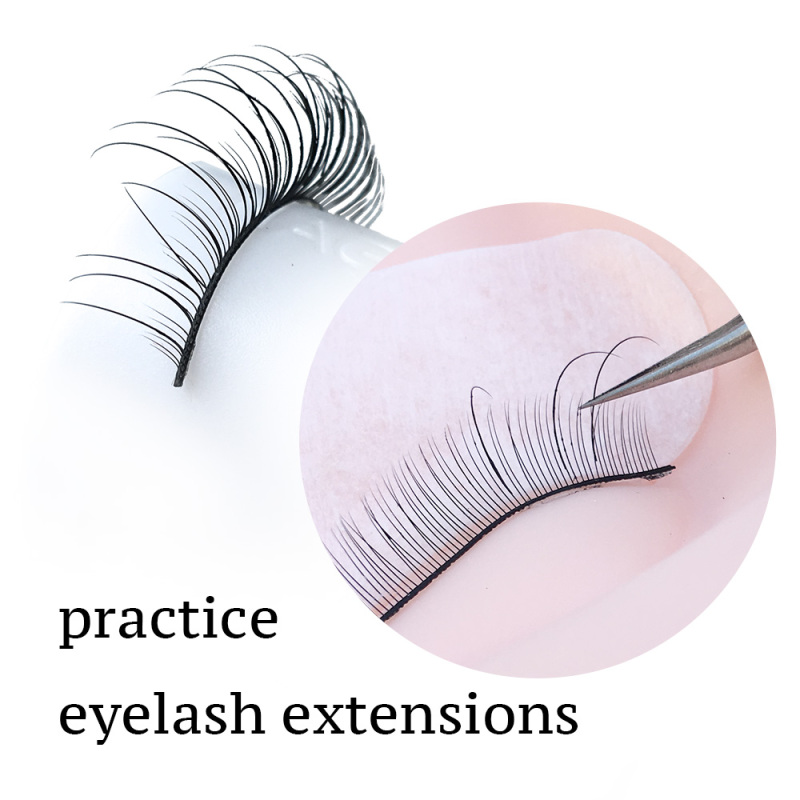 NAGARAKU False Eyelashes 5 Pairs Set Handmade Training Lashes For Beginners Eyelash Extension Beauty Salon Student Practice