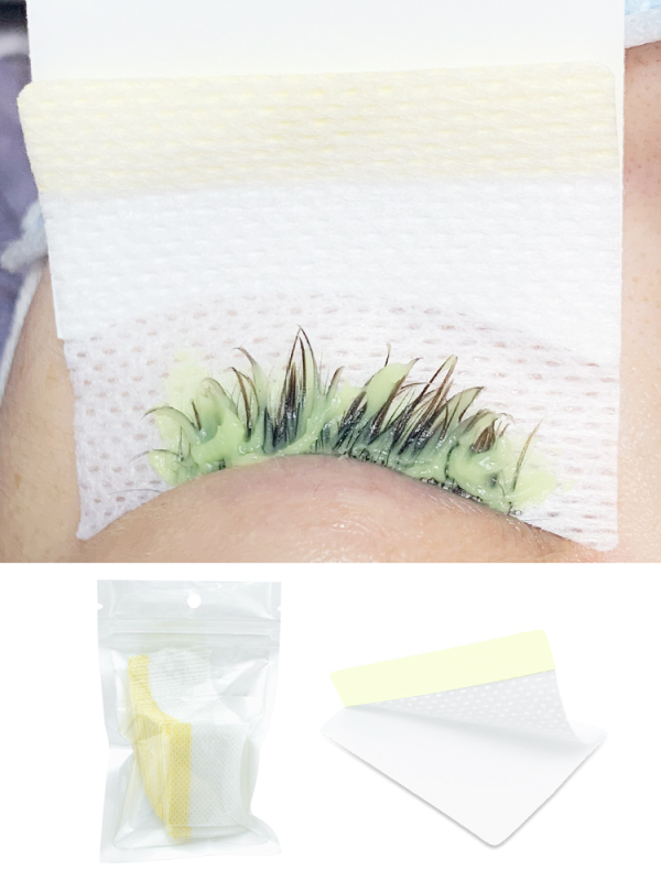 NAGARAKU Eyelash Extension Glue Remover Segregate Cotton Pads Under Eyes Skin Close Breathable Mild Soft Non-Irritation