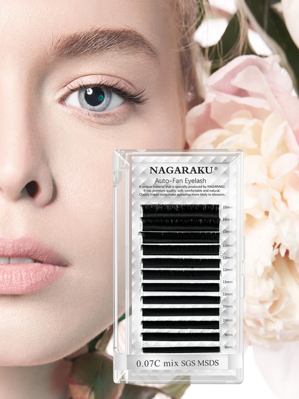 NAGARAKU Easy Fanning Eyelash Extension Mega Volume Eyelashes