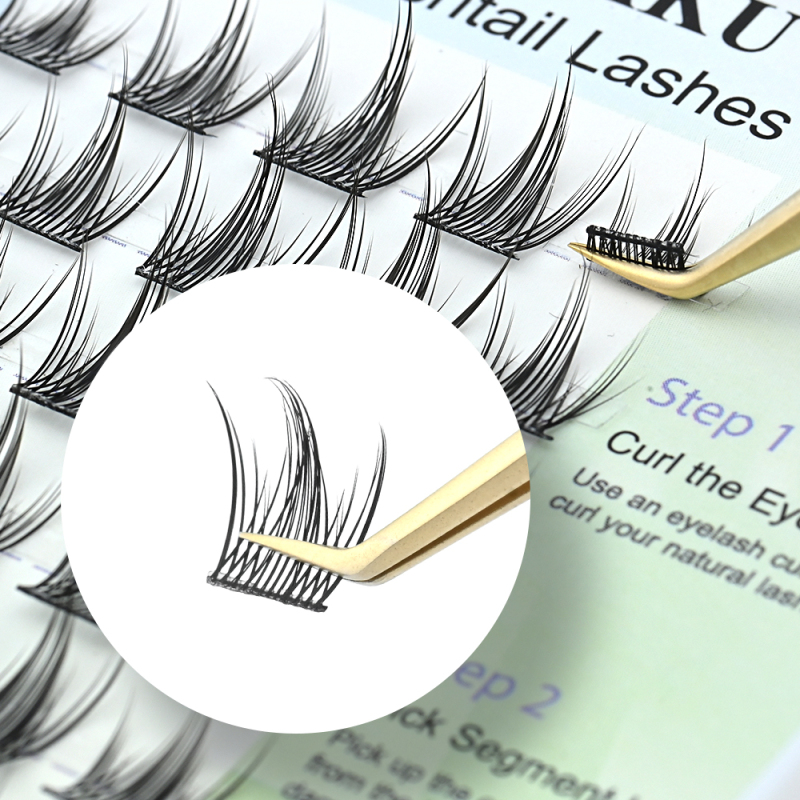NAGARAKU Spike Fishtail Lashes DIY Lashes Self-grafting Eyelashes