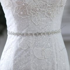 Wholesale Sparkly Rhinestones Satin Ties Sash
