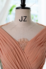 Vintage A-line sleeveless Prom Dress With Lace Back