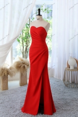 Sweetheart Mermaid Strapless Prom Gown