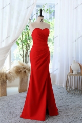 Sweetheart Mermaid Strapless Prom Gown
