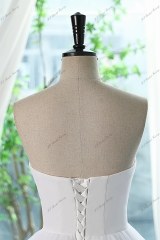 Straight Neckline Ball Gown Bridal Dress