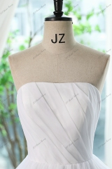 Straight Neckline Ball Gown Bridal Dress