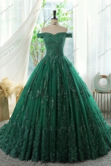 Gorgeous Tulle Ball Gown Prom Dress With Off The Shoulder And Sweetheart
