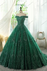 Gorgeous Tulle Ball Gown Prom Dress With Off The Shoulder And Sweetheart