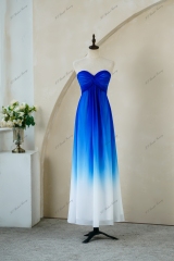 Sweetheart Neckline Prom Dress With Gradient Color
