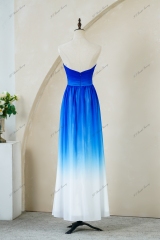 Sweetheart Neckline Prom Dress With Gradient Color