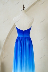 Sweetheart Neckline Prom Dress With Gradient Color