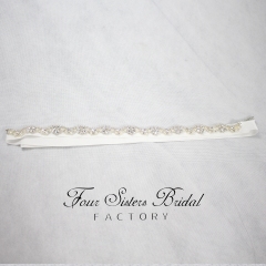 Wholesale Crystals And Pearls Bridal Belt