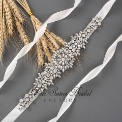 Statement Crystal Applique Belt