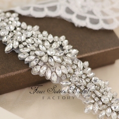 Statement Crystal Applique Belt