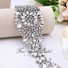 Rhinestone Satin Ribbon Bridal Sash Wholesale