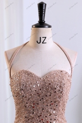 Short Prom With Sweet Heart Neckline Glitter Mermaid Dress