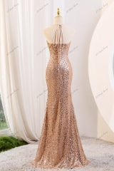 Long Prom With Sweet Heart Neckline Glitter Mermaid Dress