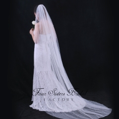 Pearl Appliques Veil