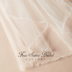 Beading Edge Bridal Veils