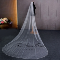 Beading Edge Bridal Veils