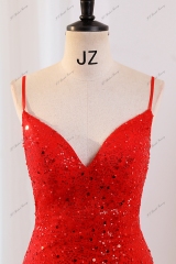 Long Prom With Sweet Heart Neckline Glitter Mermaid Dress