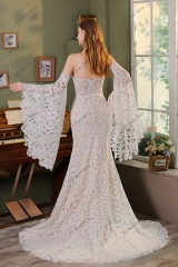 Soft Mermaid Sweet Heart Neckline Wedding Dress