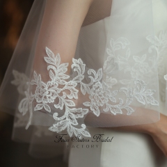 Two Layers Lovely Lace Veils