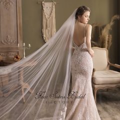 118 Inches Soft Lace Veils