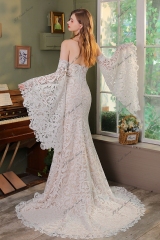 Soft Mermaid Sweet Heart Neckline Wedding Dress