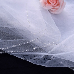 Beading Edge Bridal Veils