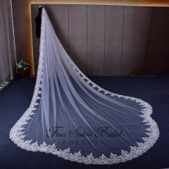 Lace Beading Wedding Veils