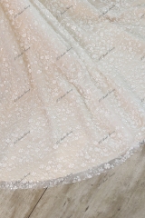 Big A Line Beading Wedding Gowns With Spaghetti Straps