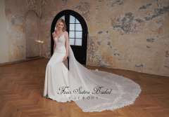 Two Piece Mermaid Lace Crepe Wedding Gown