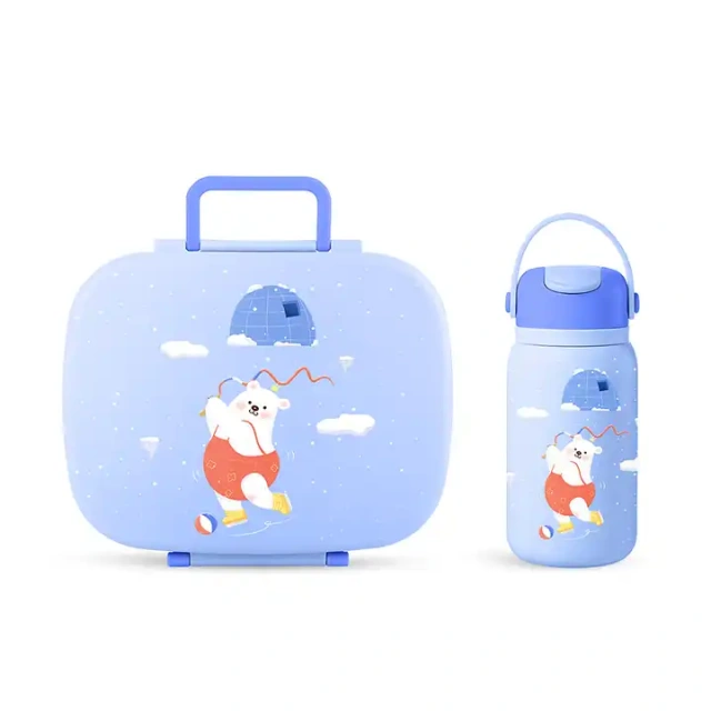 ODM Design Products China Wholesale Storage PP Lunch Box with Water Bottle