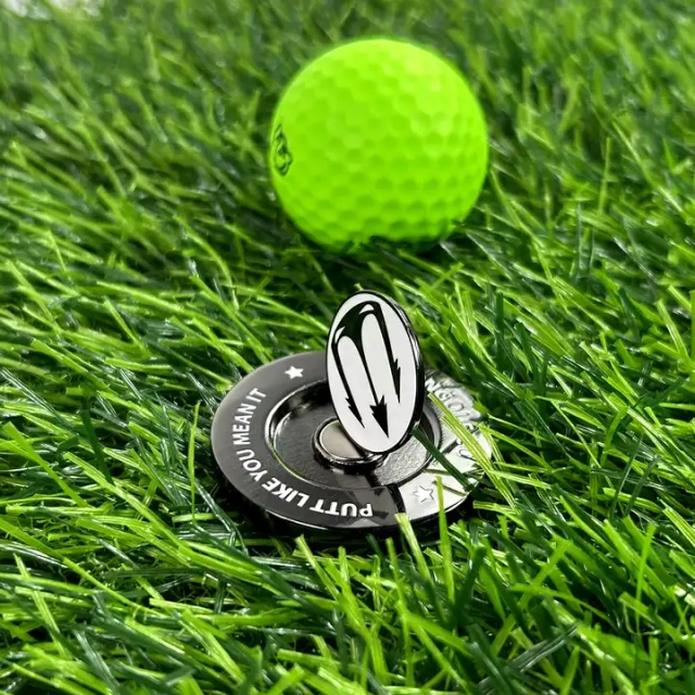 Free Design Custom Logo Metal Golf Ball Marker Coin Magnetic Golf Hat Clip Custom Golf Ball Marker