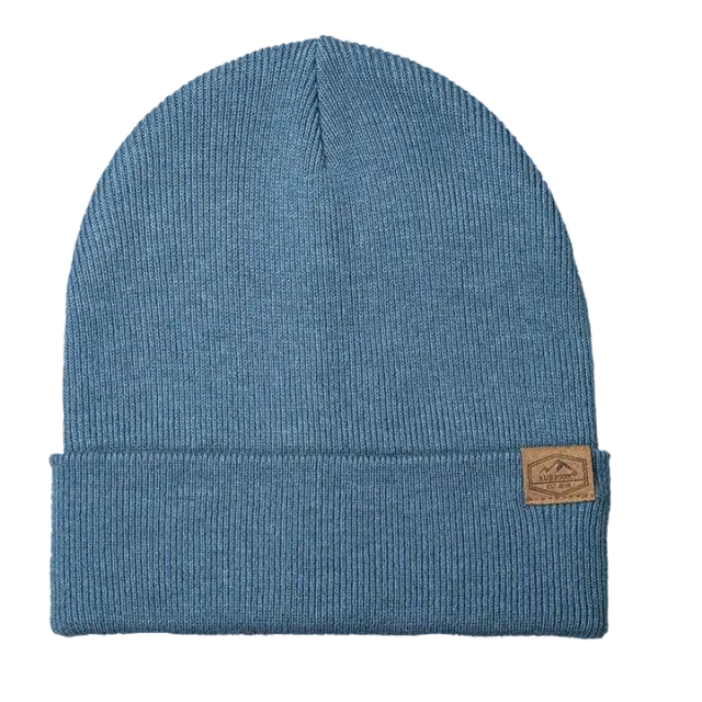 Customized Merino Wool Blend Winter Sports Toque Hats Knit Beanie Cap