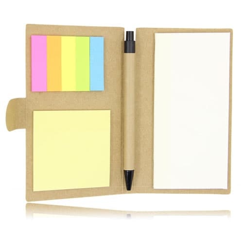 Eco Notepad With Sticky Note And Pen