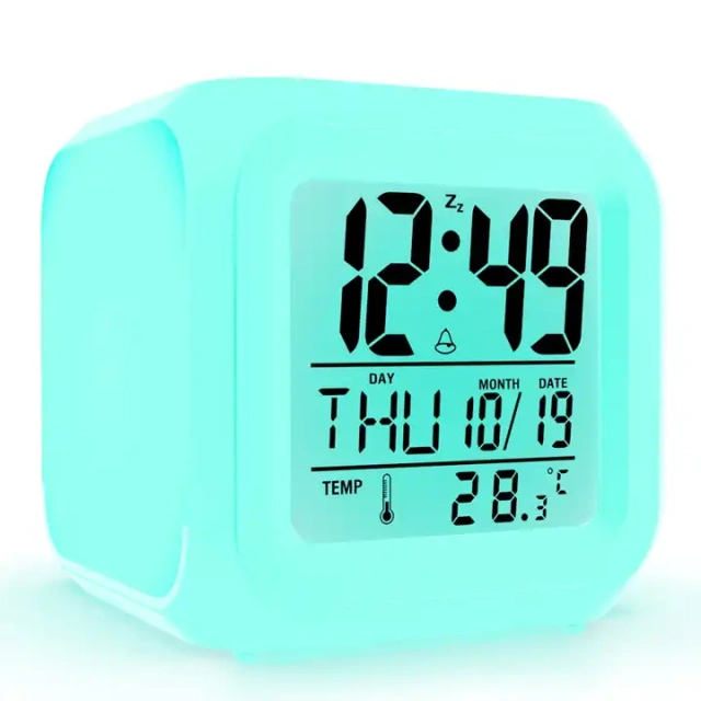 Glowing LED Digital Alarm Clock