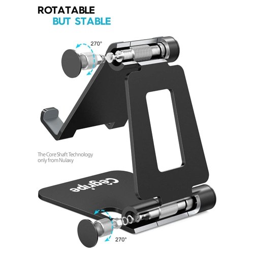 Foldable Cradle Dock Phone Holder